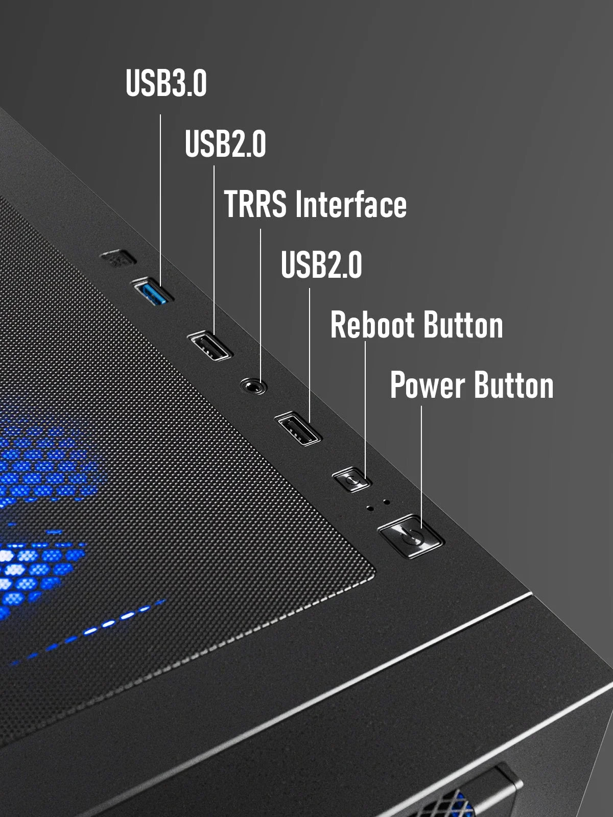 Gaming PC Computer Intel I7 512GB SSD+500GB HDD RX580 32GB RAM WIFI WINDOWS 10
