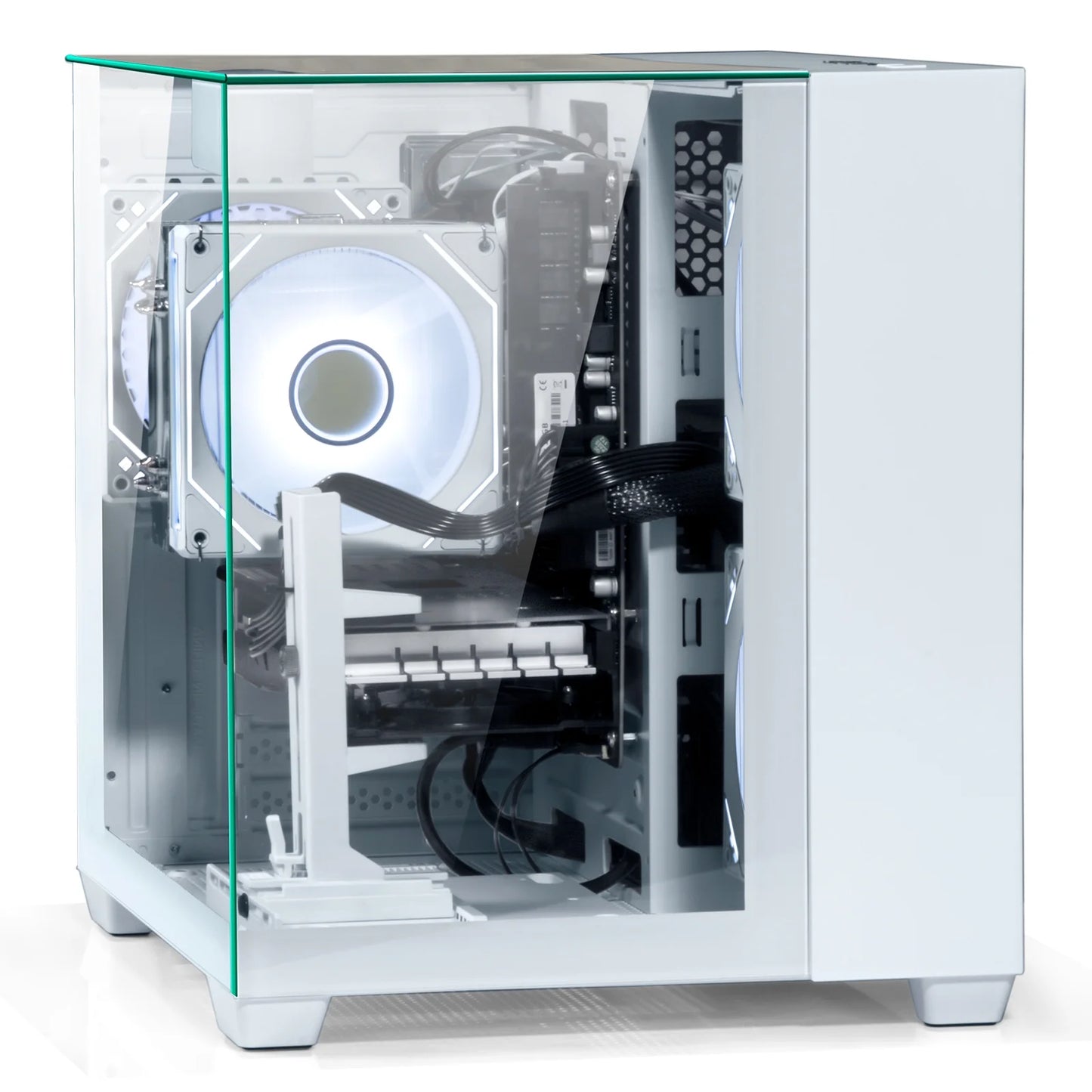 Gaming PC Desktop - AMD Ryzen 7 5700X, Geforce RTX 3050 6GB, 32GB DDR4, 1TB Nvme SSD, Wifi 6, Windows ,White