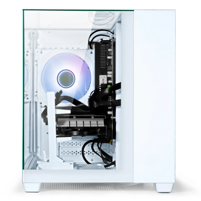 Gaming PC Desktop - AMD Ryzen 7 5700X, Geforce RTX 3050 6GB, 32GB DDR4, 1TB Nvme SSD, Wifi 6, Windows ,White