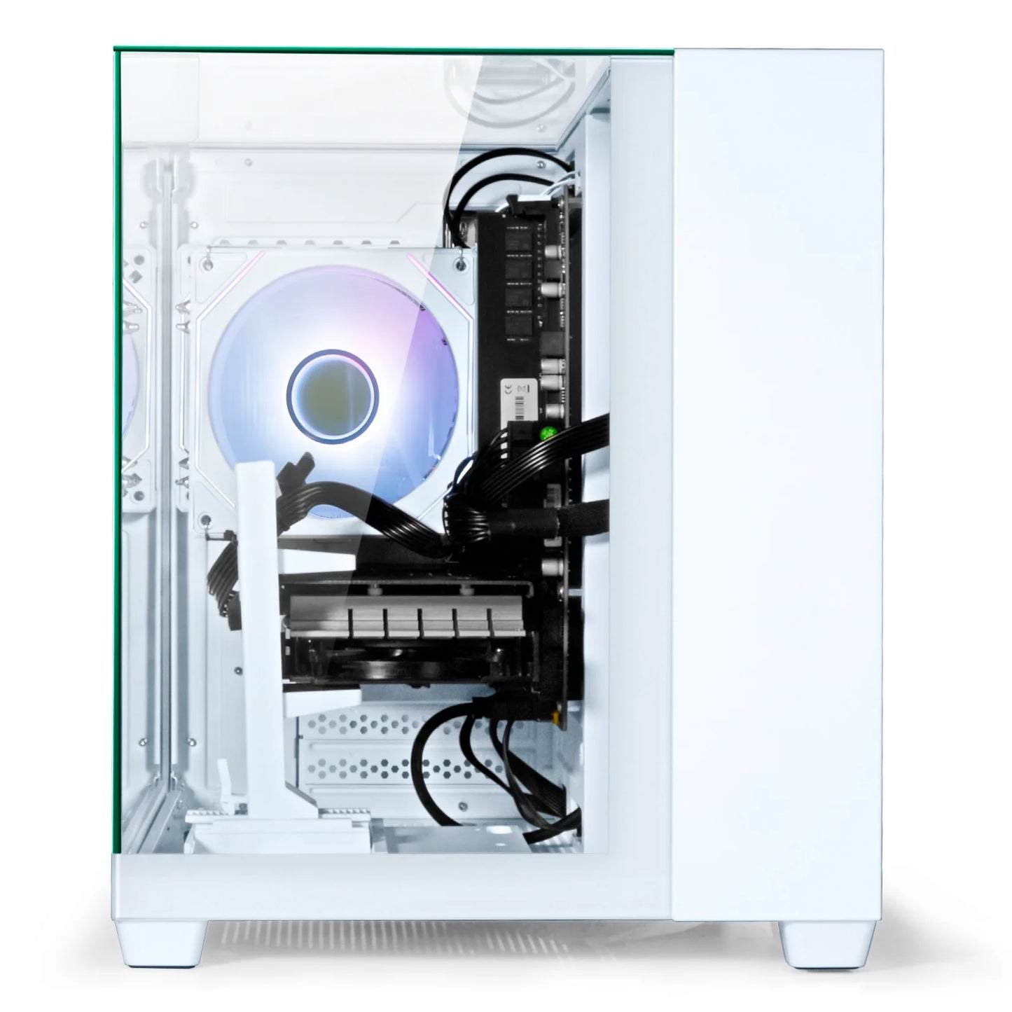 Gaming PC Desktop - AMD Ryzen 7 5700X, Geforce RTX 3050 6GB, 32GB DDR4, 1TB Nvme SSD, Wifi 6, Windows ,White