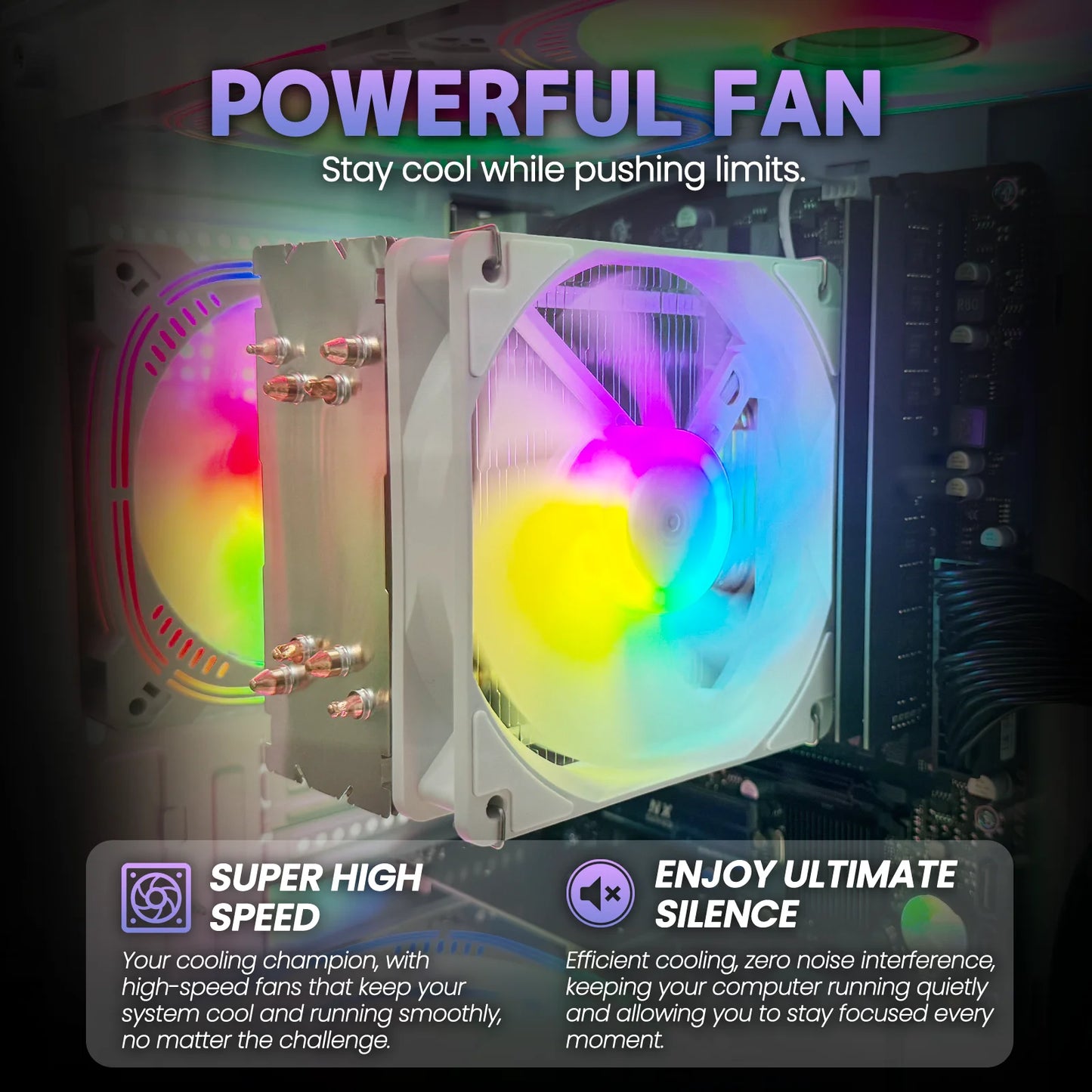 Gaming PC, AMD Ryzen 5 5600GT, Vega 7 Graphics, 16GB DDR4 RAM, 512GB SSD, Wi-Fi 6-White