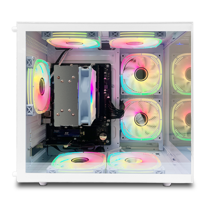 Gaming PC, AMD Ryzen 5 5600GT, Vega 7 Graphics, 16GB DDR4 RAM, 512GB SSD, Wi-Fi 6-White