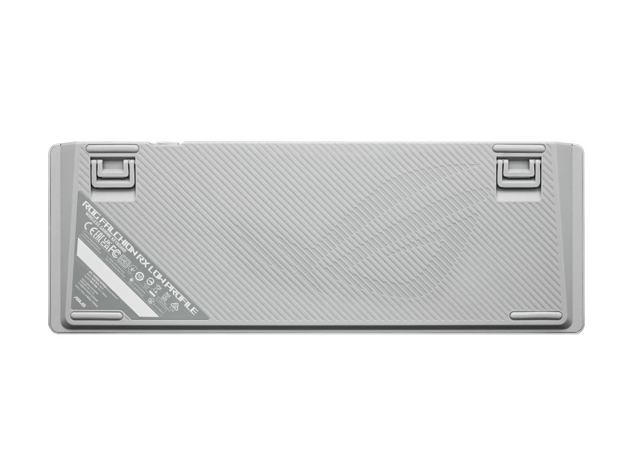 ROG Falchion RX Low Profile 65% Compact Wireless Gaming Keyboard with ROG RX Low-Profile Optical Switches, Tri-Mode Connection with ROG Speednova and Omni Receiver, Macos Support, White