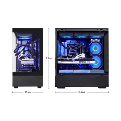 Gaming Desktop PC, AMD Ryzen 7 9700X, NVIDIA RTX 5060 8G , 32GB Ddr5, 1TB SSD, Windows 11 Home