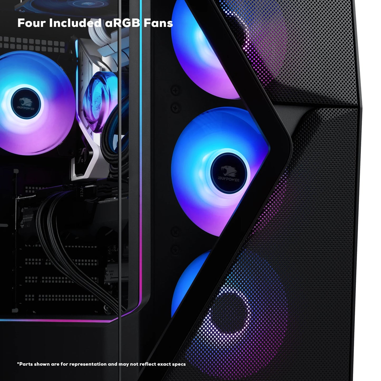 Slate MESH Gaming PC Desktop Computer Intel Core I7 14700F CPU, NVIDIA Geforce RTX 4060 8GB GPU, 32GB DDR5 RGB 5200Mhz RAM, 1TB SSD, Windows 11 Home,Gamer Keyboard and Mouse-Smi7N4601