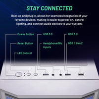 Skytech Archangel Gaming PC Desktop AMD Ryzen 5 7600 NVIDIA Geforce RTX 5060 1TB Nvme SSD 32GB DDR5 RAM Windows 11