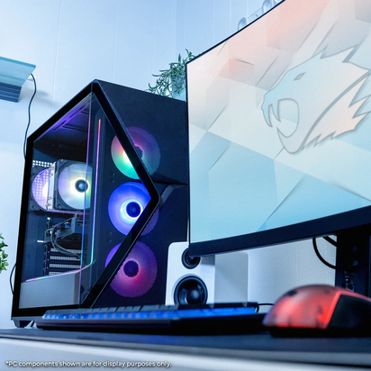 Slate MESH Gaming PC Desktop Computer Intel Core I7 14700F CPU, NVIDIA Geforce RTX 4060 8GB GPU, 32GB DDR5 RGB 5200Mhz RAM, 1TB SSD, Windows 11 Home,Gamer Keyboard and Mouse-Smi7N4601