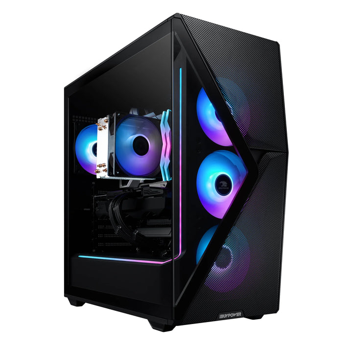 Slate MESH Gaming PC Desktop Computer Intel Core I7 14700F CPU, NVIDIA Geforce RTX 4060 8GB GPU, 32GB DDR5 RGB 5200Mhz RAM, 1TB SSD, Windows 11 Home,Gamer Keyboard and Mouse-Smi7N4601