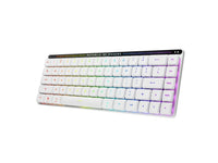 ROG Falchion RX Low Profile 65% Compact Wireless Gaming Keyboard with ROG RX Low-Profile Optical Switches, Tri-Mode Connection with ROG Speednova and Omni Receiver, Macos Support, White