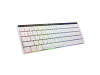 ROG Falchion RX Low Profile 65% Compact Wireless Gaming Keyboard with ROG RX Low-Profile Optical Switches, Tri-Mode Connection with ROG Speednova and Omni Receiver, Macos Support, White