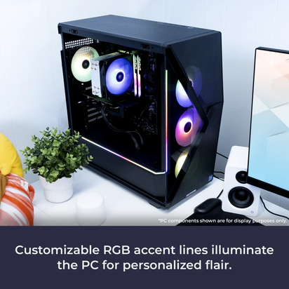 Slate MESH Gaming PC Desktop Computer Intel Core I7 14700F CPU, NVIDIA Geforce RTX 4060 8GB GPU, 32GB DDR5 RGB 5200Mhz RAM, 1TB SSD, Windows 11 Home,Gamer Keyboard and Mouse-Smi7N4601