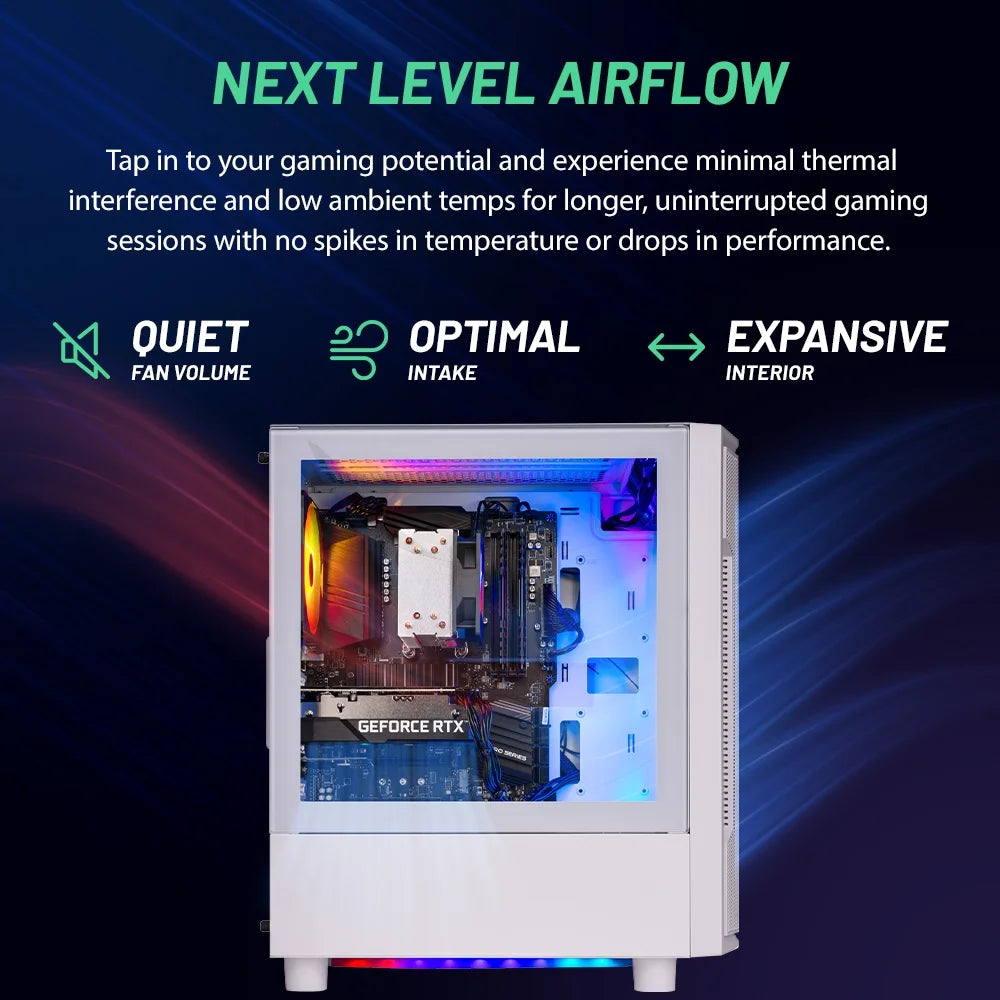 Skytech Archangel Gaming PC Desktop AMD Ryzen 5 7600 NVIDIA Geforce RTX 5060 1TB Nvme SSD 32GB DDR5 RAM Windows 11